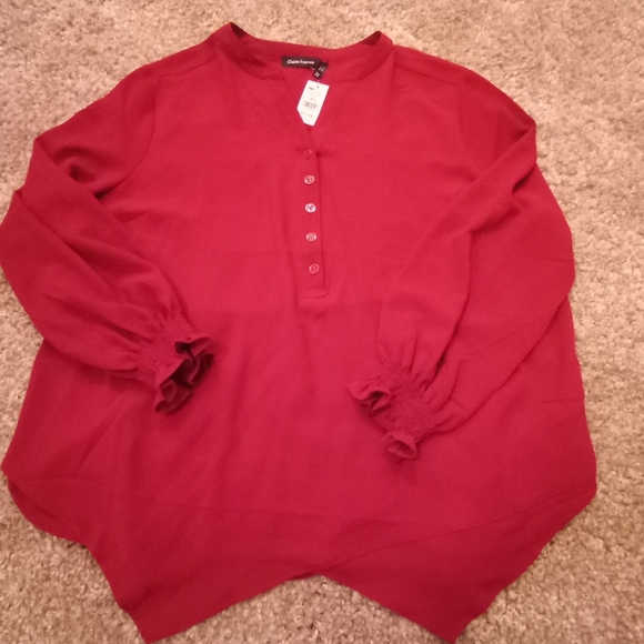 2 for 25$ Very nice red blouse - Picture 1 of 3
